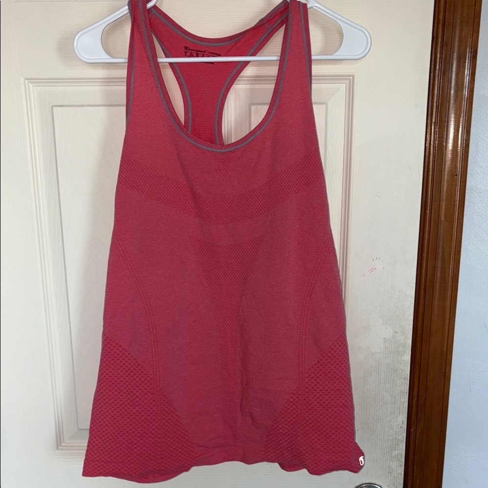 Champion Pink Racerback Tank Top